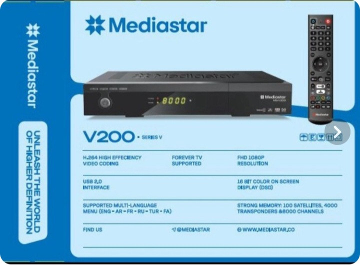 گیرنده دیجیتال مدیا استار مدل V200